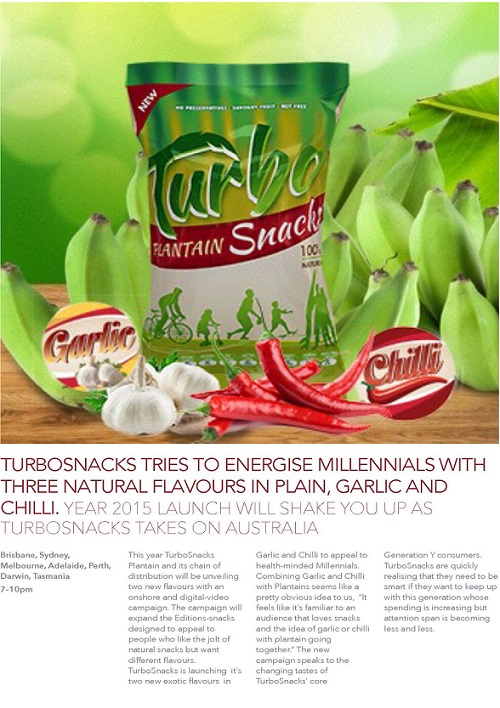 TURBONEWS Turbo Snacks Plantain Chips