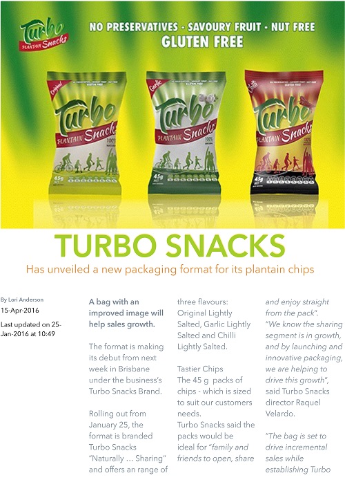 TURBONEWS Turbo Snacks Plantain Chips